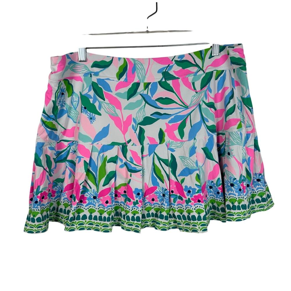 Lilly Pulitzer Luxletic Skort Women’s Size XL Taynora Floral Tennis Pickleball - Picture 3 of 10